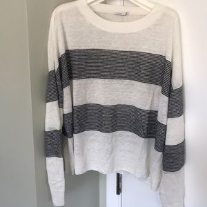vince striped sweater